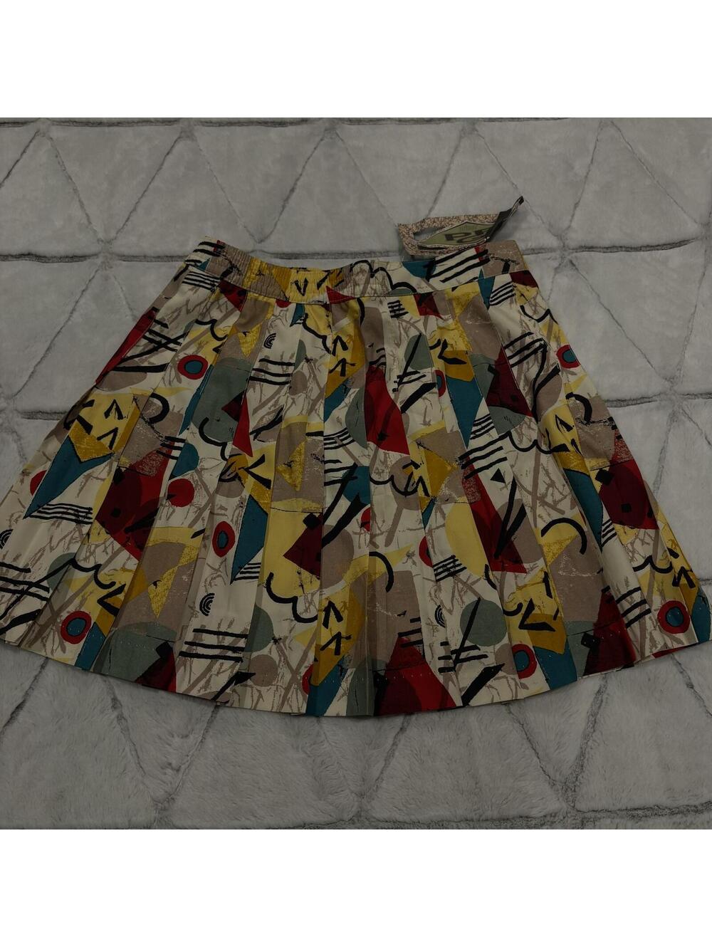 Prince New Practice Gear Tennis Sports Womens Small Abstract Pattern Skirt